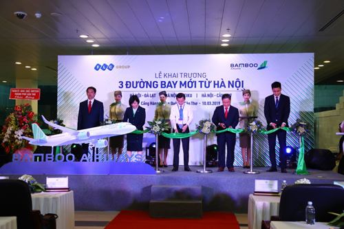 Lễ khai trương các đường bay nội địa mới của Bamboo Airways vừa diễn ra tại Cần Thơ.