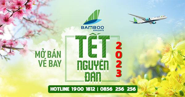 vé máy bay Tết  2023 của Bamboo Airways
